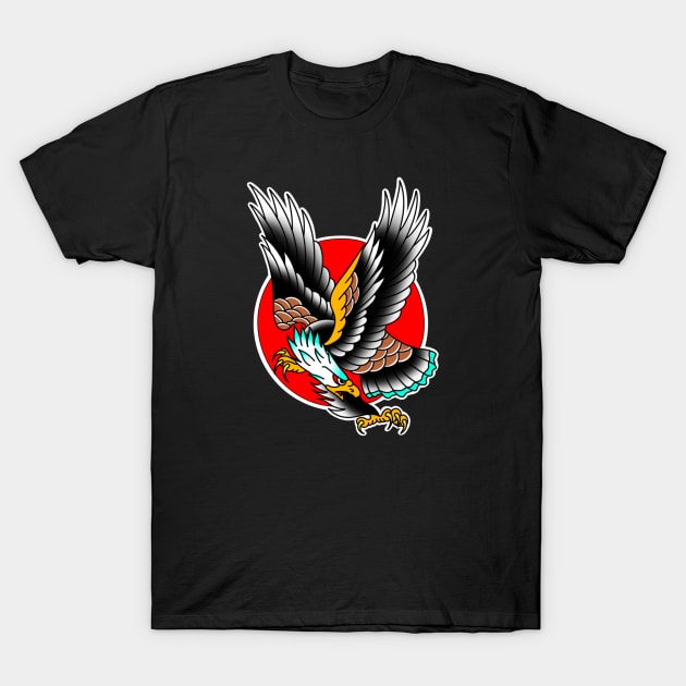 Bold Eagle V.1 T-Shirt by Tattoos By A.G.